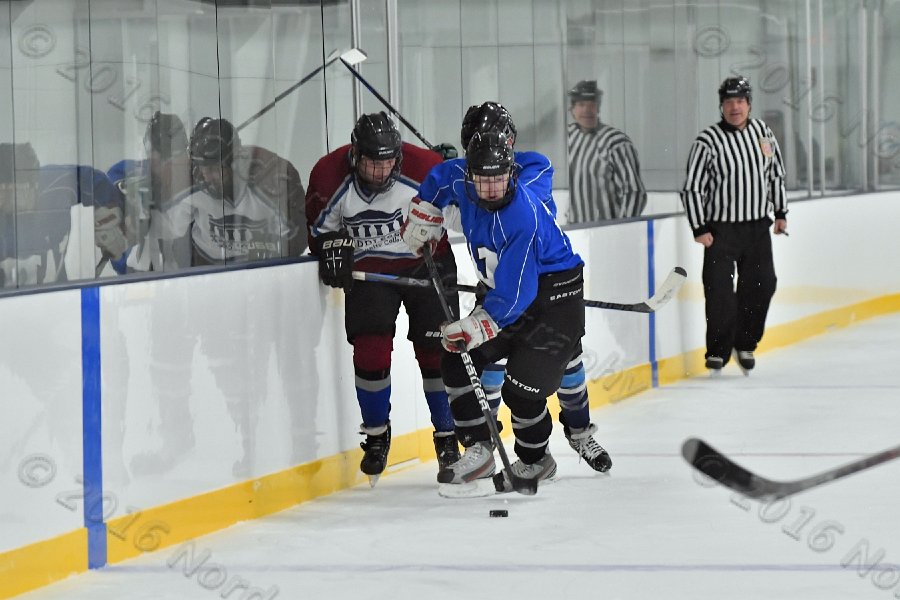 Wheaton College Men\'s Ice Hockey vs Middlesex Community College. - Photo By: KEITH NORDSTROM